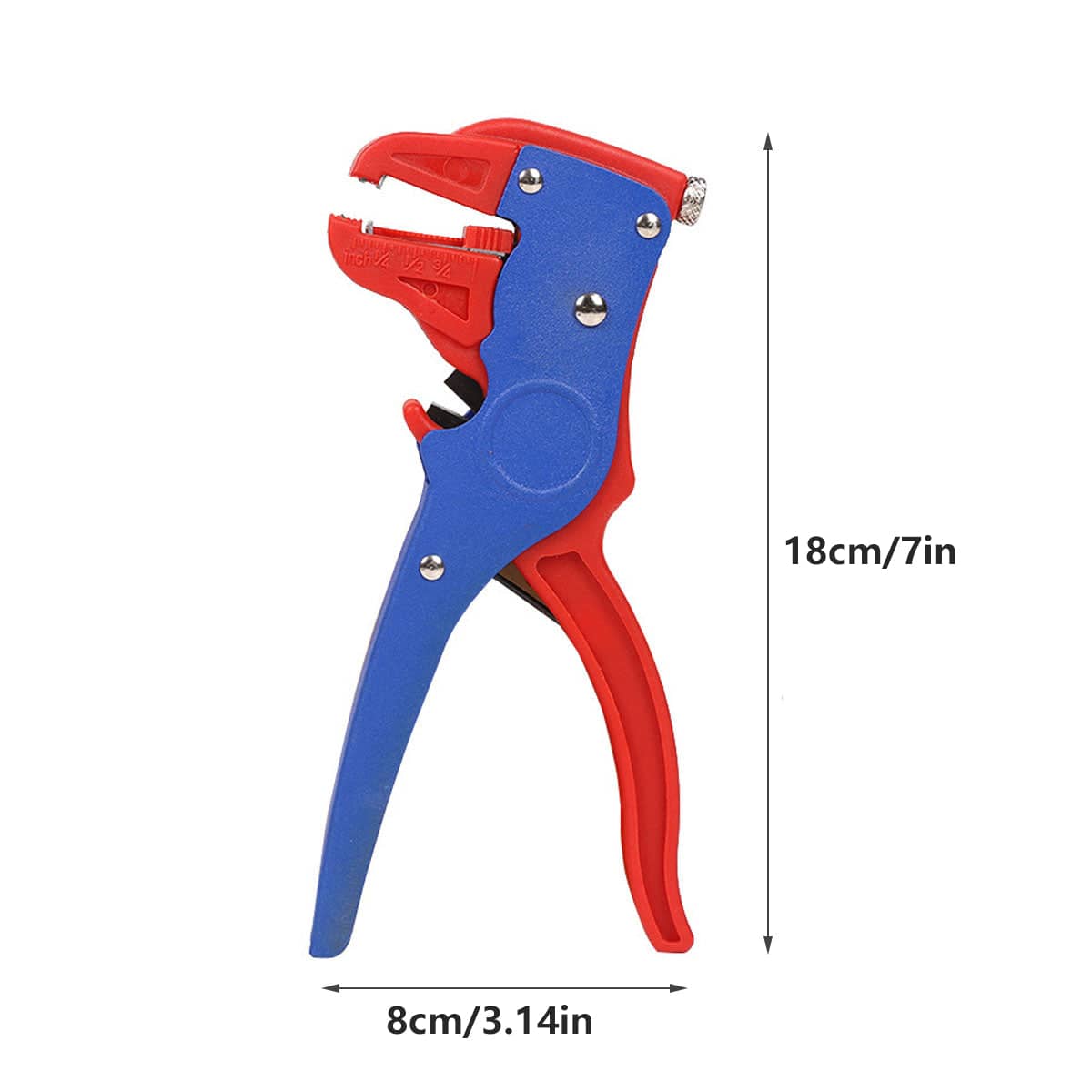 Wire Stripper and Crimping Pliers - Orange, 2-In-1 Duck Beak Tool - view 4