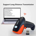 Wireless 2D QR Barcode Scanner Handheld Reader for Supermarket and Warehouse - view 5