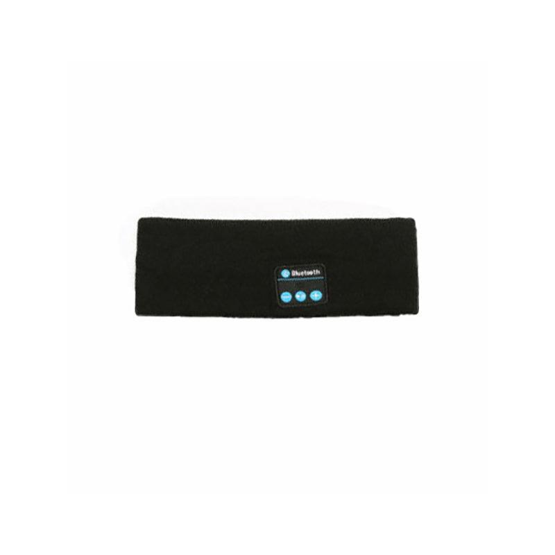 Wireless Bluetooth Headband with Built-In Speakers - Black
