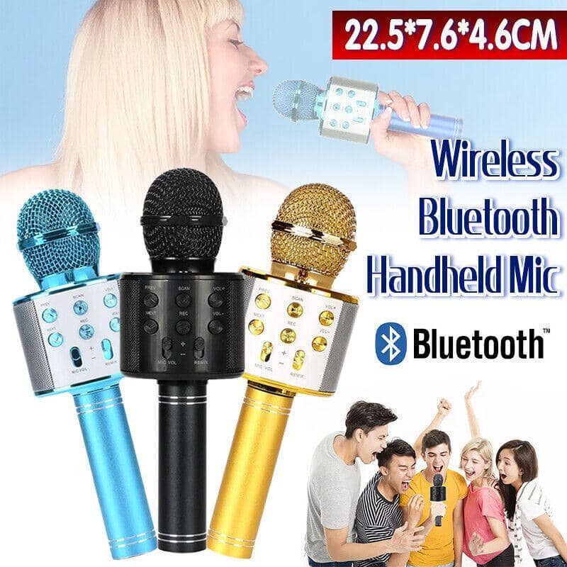 Wireless Bluetooth Karaoke Microphone Speaker - Black - view 2
