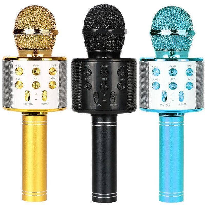 Wireless Bluetooth Karaoke Microphone Speaker - Black - view 3