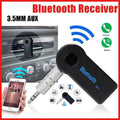Wireless Bluetooth to 3.5 mm Aux Audio Receiver for Car Stereo and Speakers