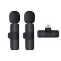 Wireless Lavalier Microphone with Lightning Receiver - Two Microphones