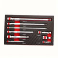 Wobble Extension Bar Set, 9-Piece, Chrome Vanadium Steel - view 4