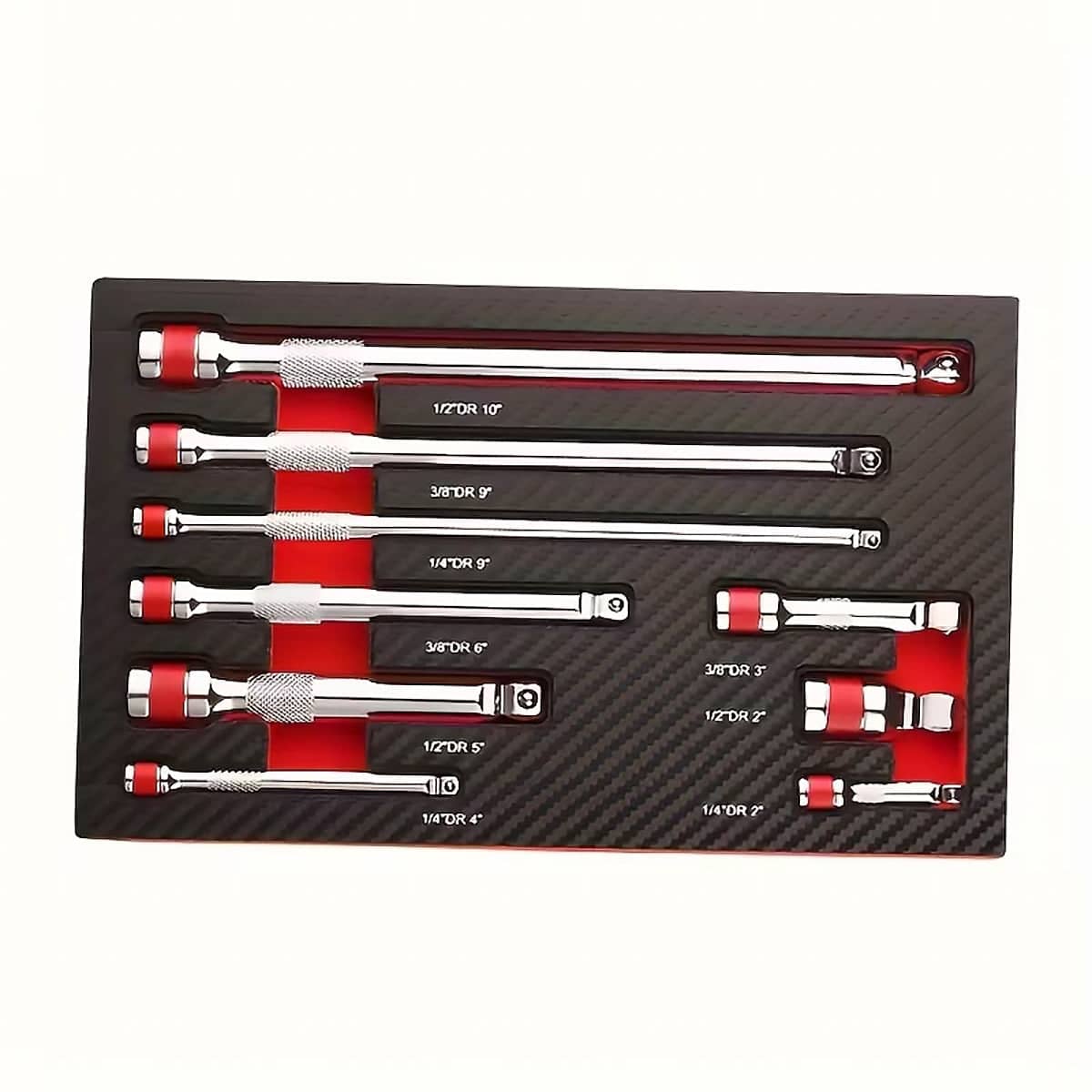 Wobble Extension Bar Set, 9-Piece, Chrome Vanadium Steel - view 4