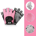Women Fitness Gym Training Gloves Half Finger Gel Weight Lifting Gloves - Grey, Size L - view 3