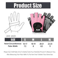 Women Fitness Gym Training Gloves Half Finger Gel Weight Lifting Gloves - Grey, Size L - view 4