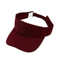 Women's Adjustable Sports Sun Visor - Wine Red
