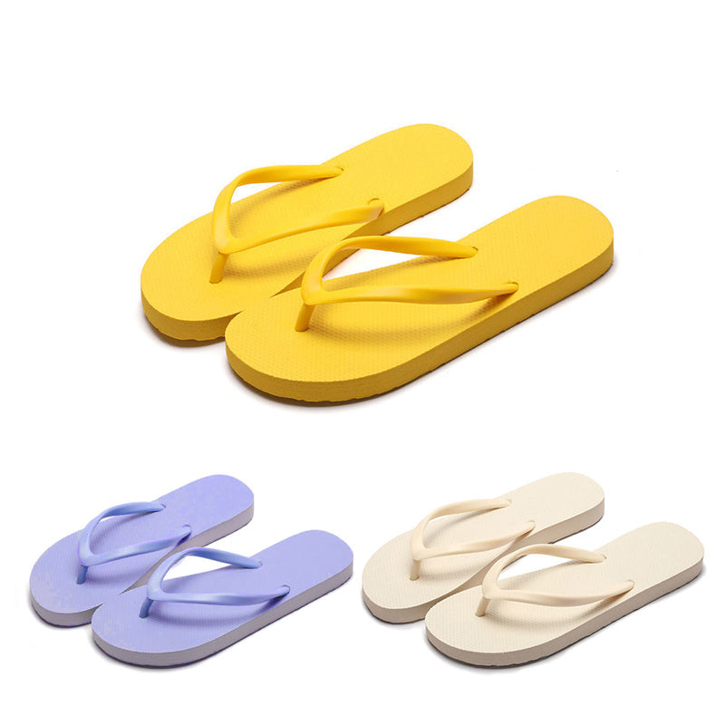Women's Beach Thongs with Soft PVC Soles - Yellow, 241-250 mm - view 3