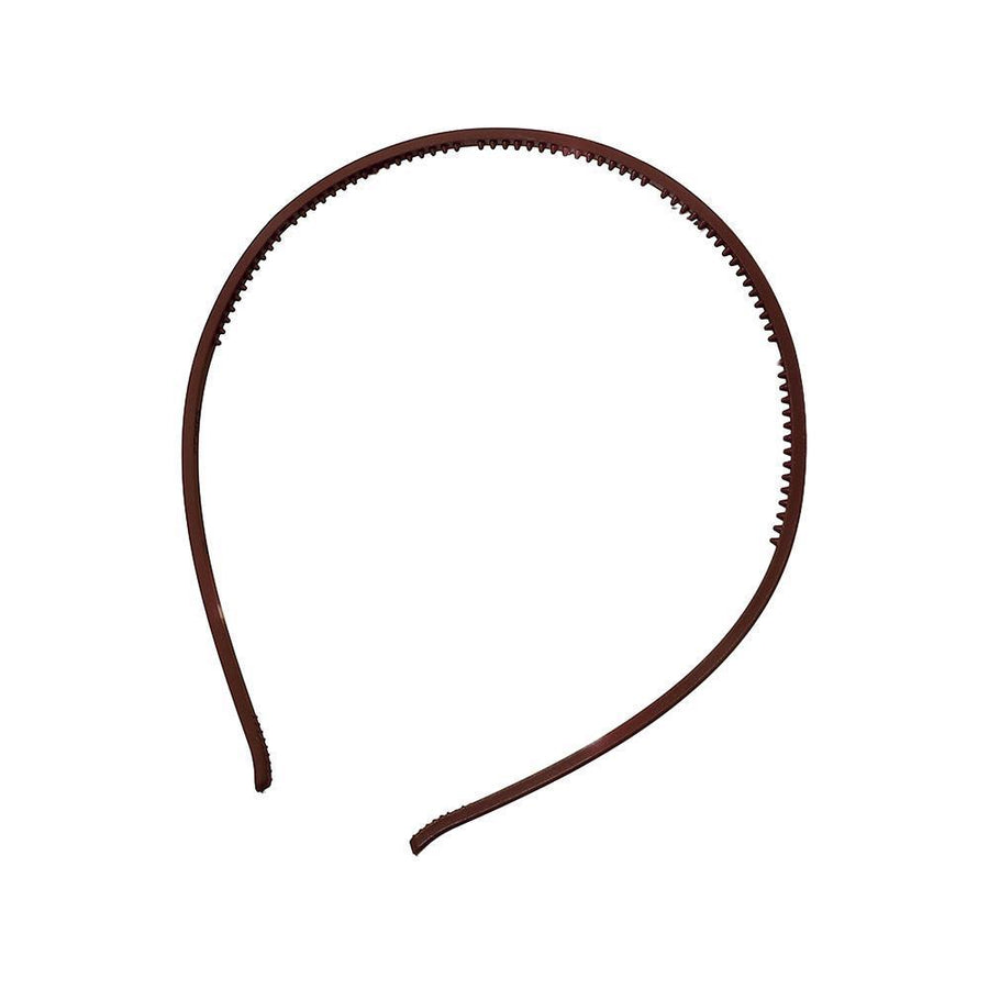 Women's Frosted Headband Hairband - Burgundy