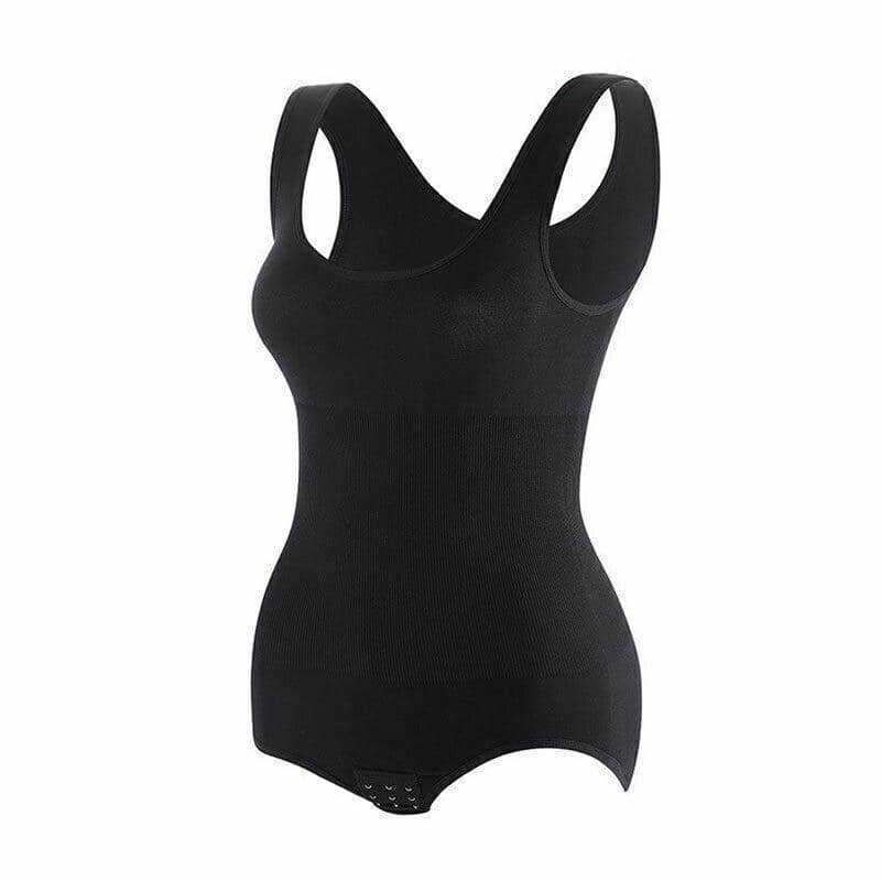 Women's Full Body Shaper Seamless Tummy Control Bodysuit Shapewear - Black, 3XL/4XL
