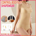 Women's Full Body Shapewear Seamless Tummy Control Bodysuit - Beige, Size M/L - view 2