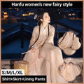 Women's Hanfu Dress Traditional Chinese Clothing Set - XL (Bust 95 cm, Length 145 cm) - view 2