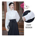 Women's Hanfu Two-Piece Set with Long Skirt - Size S (Bust 98 cm) - view 4