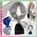 Women's Large Square Artistic Silk Scarf Wrap Shawl 90 x 90 cm - Style A002 - view 2