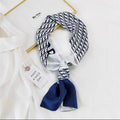Women's Large Square Artistic Silk Scarf Wrap Shawl 90 x 90 cm - Style A002 - view 5