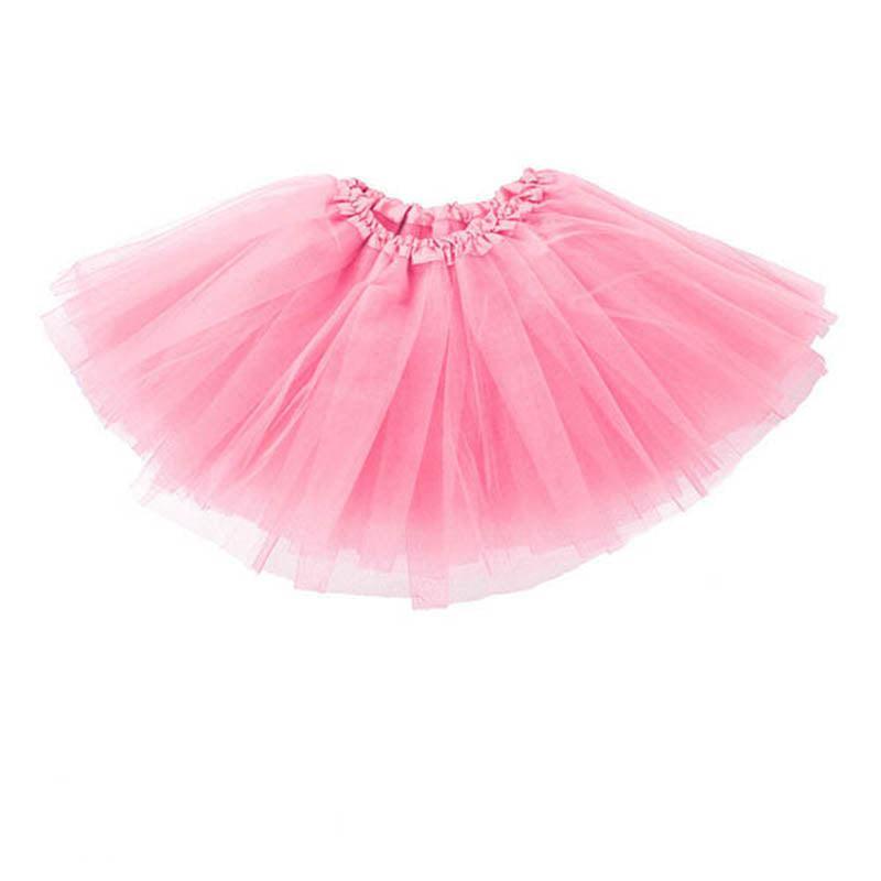 Women's Layered Tulle Tutu Skirt for Dance and Dress-Up - Pink