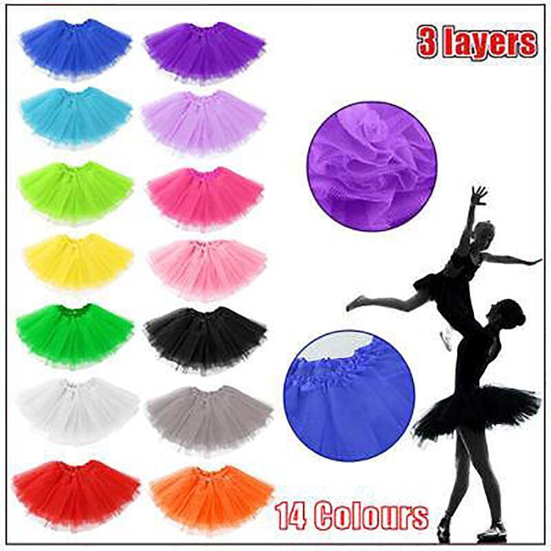 Women's Layered Tulle Tutu Skirt for Dance and Dress-Up - Yellow - view 5