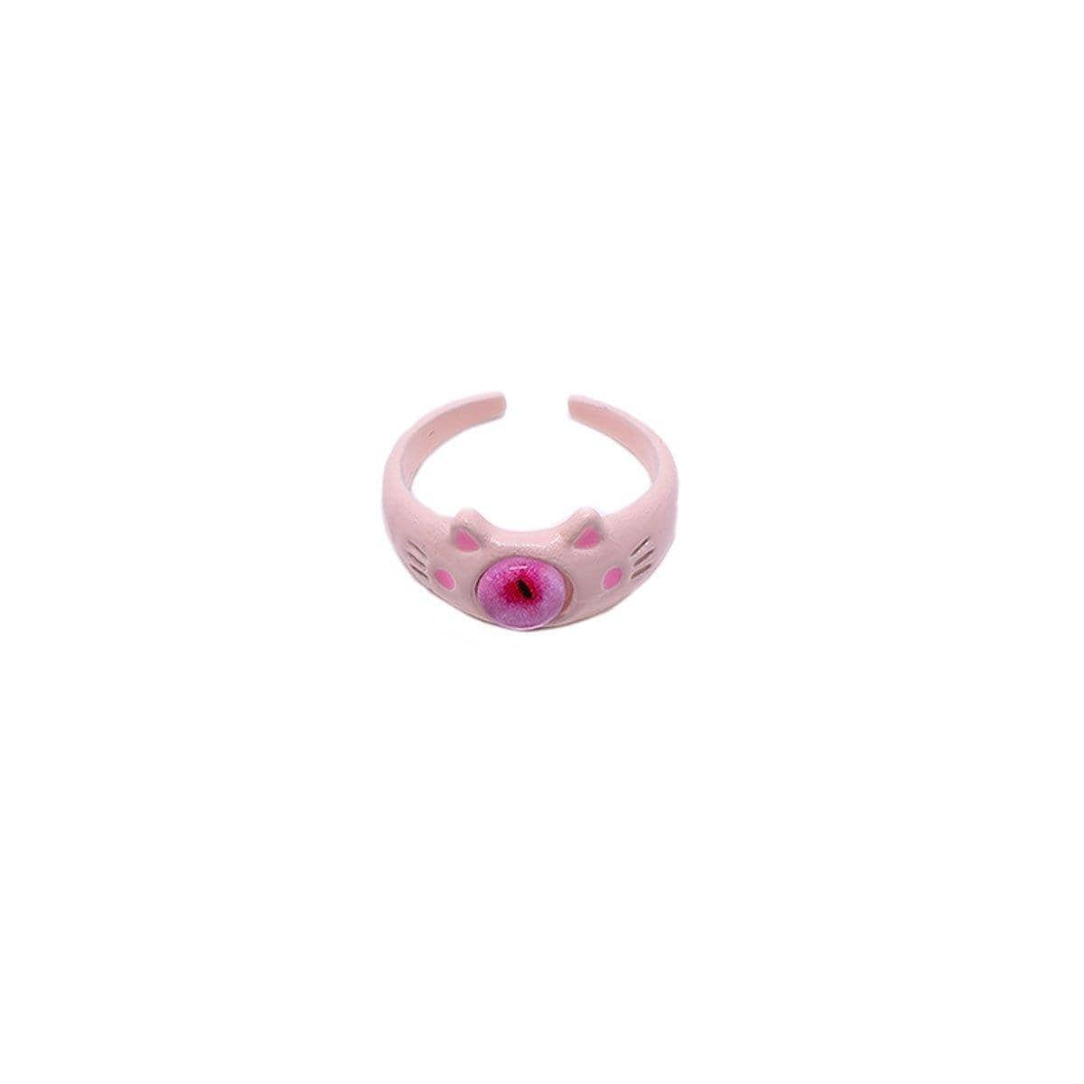 Women's Open Ring with Piglet Design - view 2