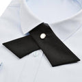 Women's Pre-Tied Criss-Cross Bow Tie for School Uniforms - Navy Blue - view 4
