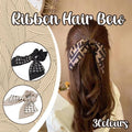 Women's Ribbon Bow Hair Scrunchie - Brown - view 2