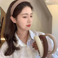 Women's Thick Padded Wide Headband - Dark Brown - view 4