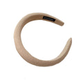 Women's Thick Padded Wide Headband - Light Tan