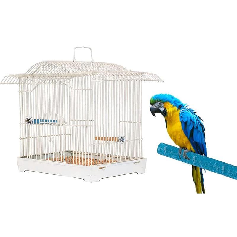 Wood and Emery Bird Perch Stand for Cages - 10 cm - view 4