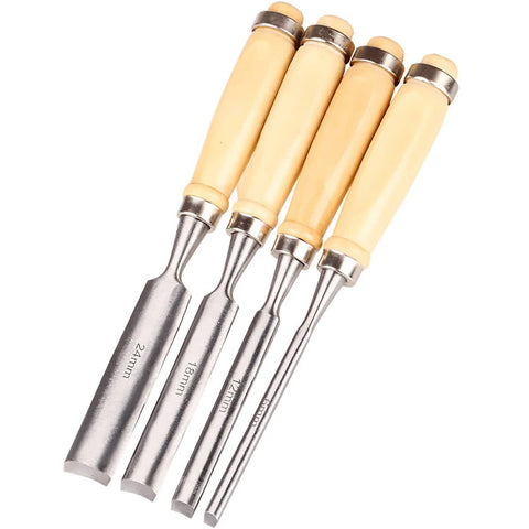 Wood Carving Chisel Set 4 Piece Half Round Gouge Woodworking Tools - view 2