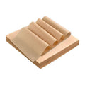 Wood Colour BBQ Parchment Paper Sheets - Square 22 x 22cm, Pack of 200