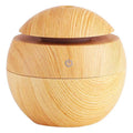 Wood Grain Ultrasonic Aroma Diffuser and Air Humidifier with LED Night Light - view 2