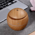 Wood Grain Ultrasonic Aroma Diffuser and Air Humidifier with LED Night Light - view 4