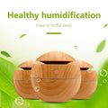 Wood Grain Ultrasonic Aroma Diffuser and Air Humidifier with LED Night Light - view 5
