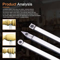Wood Lathe Turning Tool Set 8 Piece High Speed Steel for Woodworking Craft and DIY - view 5