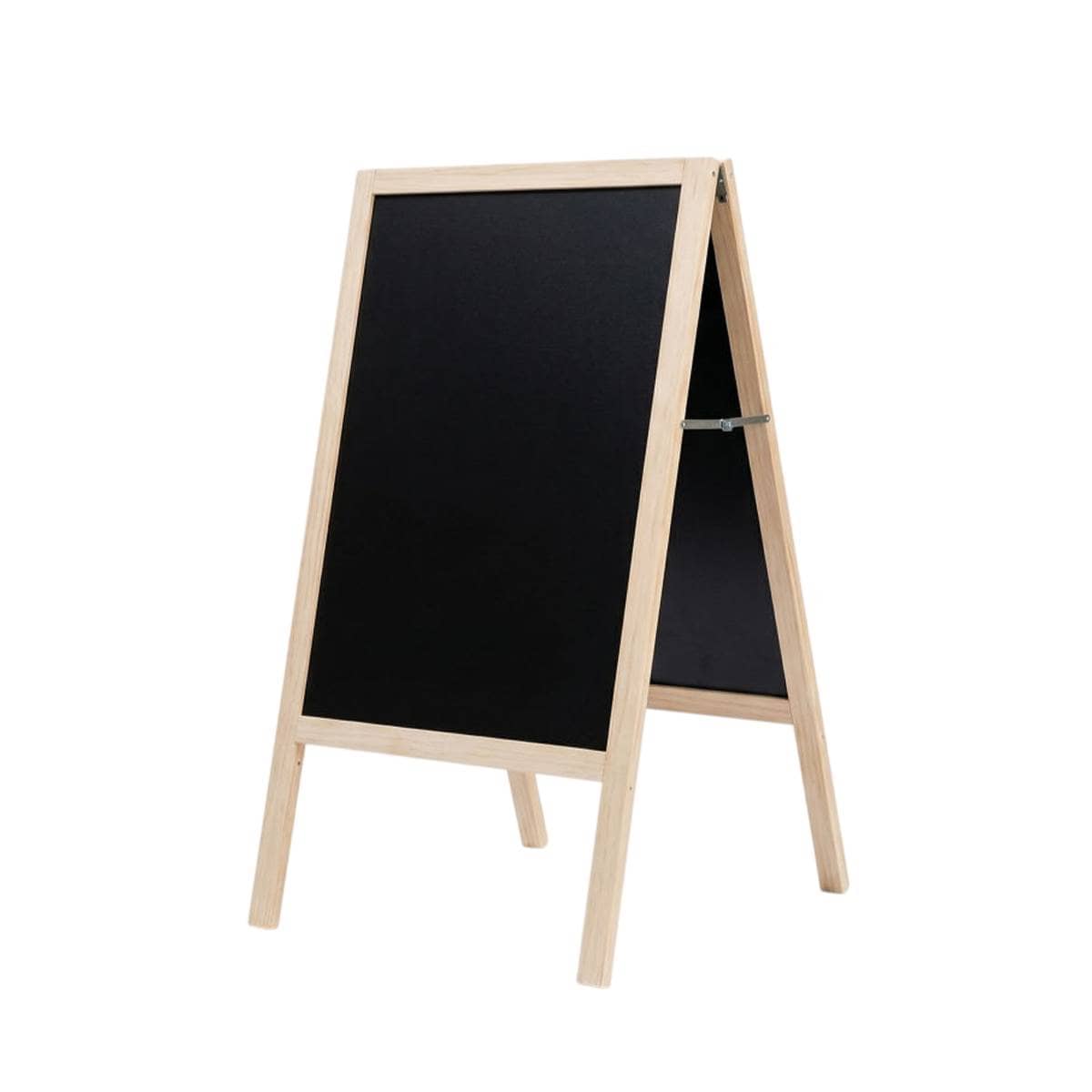 Wooden A Frame Chalkboard Menu Display Board 95 x 53 cm Foldable - view 2