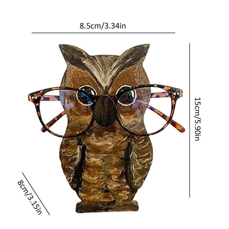 Wooden Animal Glasses Rack Display Holder - Sloth Design - view 4