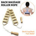 Wooden Back Massage Roller Rope for Neck, Shoulders, Waist and Legs