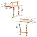 Wooden Bird Perch Platform Swing Toy - Chain Swing - view 4