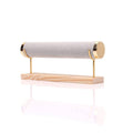 Wooden Bracelet and Watch Display Stand, Single Tier - Grey