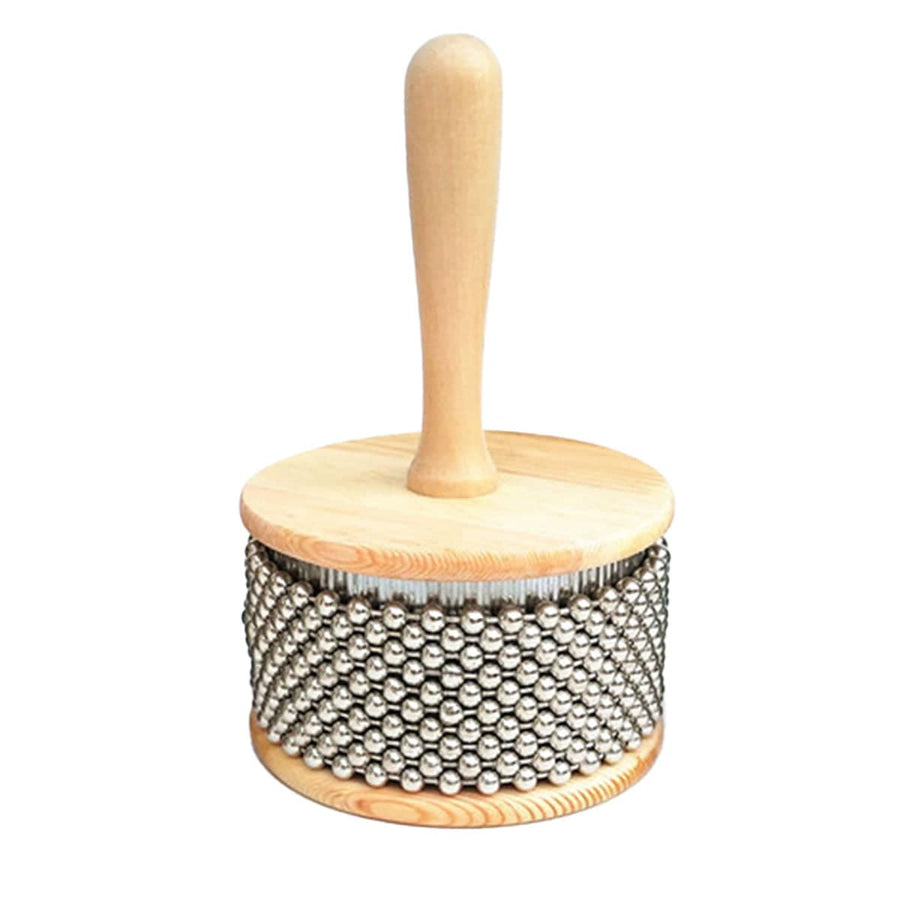 Wooden Cabasa Rhythm Shaker Percussion Instrument - Medium 8.5cm
