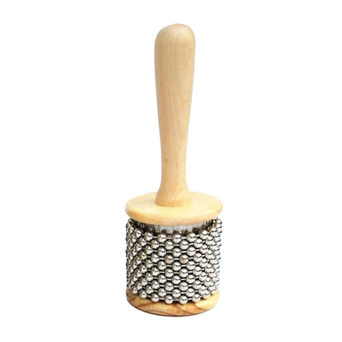 Wooden Cabasa Rhythm Shaker Percussion Instrument - Small 6.5cm
