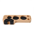 Wooden Coffee Tamper Holder with Anti-Slip Base - Beech