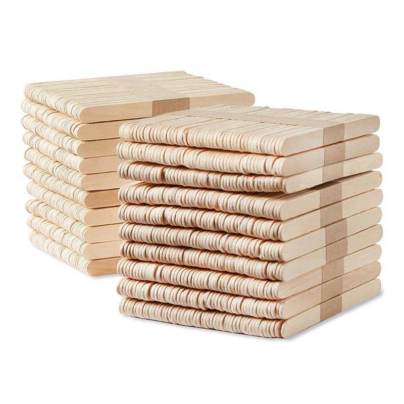 Wooden Craft Sticks, Pack of 1000 - Natural