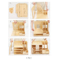 Wooden Desktop File Organiser for Office and Home, Document Storage Rack - view 4