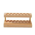Wooden Desktop Organiser Knife Rack and Phone Stand - Natural Wood