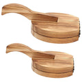 Wooden Dumpling Wrapper Maker Hand Press Dough Roller - 12 cm - view 3