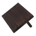 Wooden Earrings and Studs Display Rack Jewellery Stand, 3-Piece Set - Brown