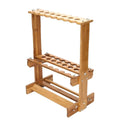 Wooden Fishing Rod Display Rack, Bamboo Storage Stand for 21 Rods, Garage and Shop Organiser - view 2