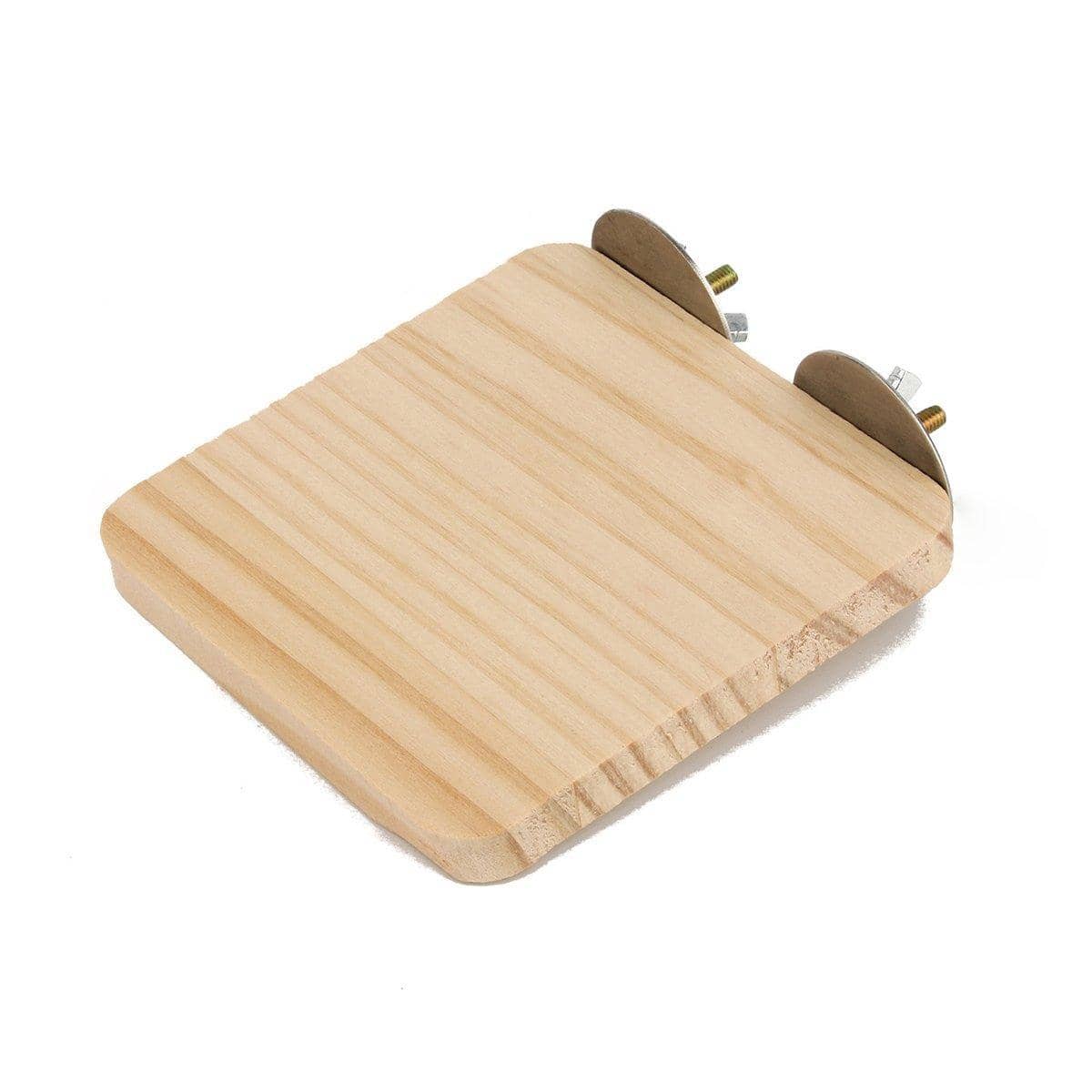 Wooden Hamster Cage Accessory Platform - 10 x 10 x 1 cm
