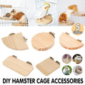 Wooden Hamster Cage Accessory Platform - 15 x 7.5 x 1.5 cm - view 2